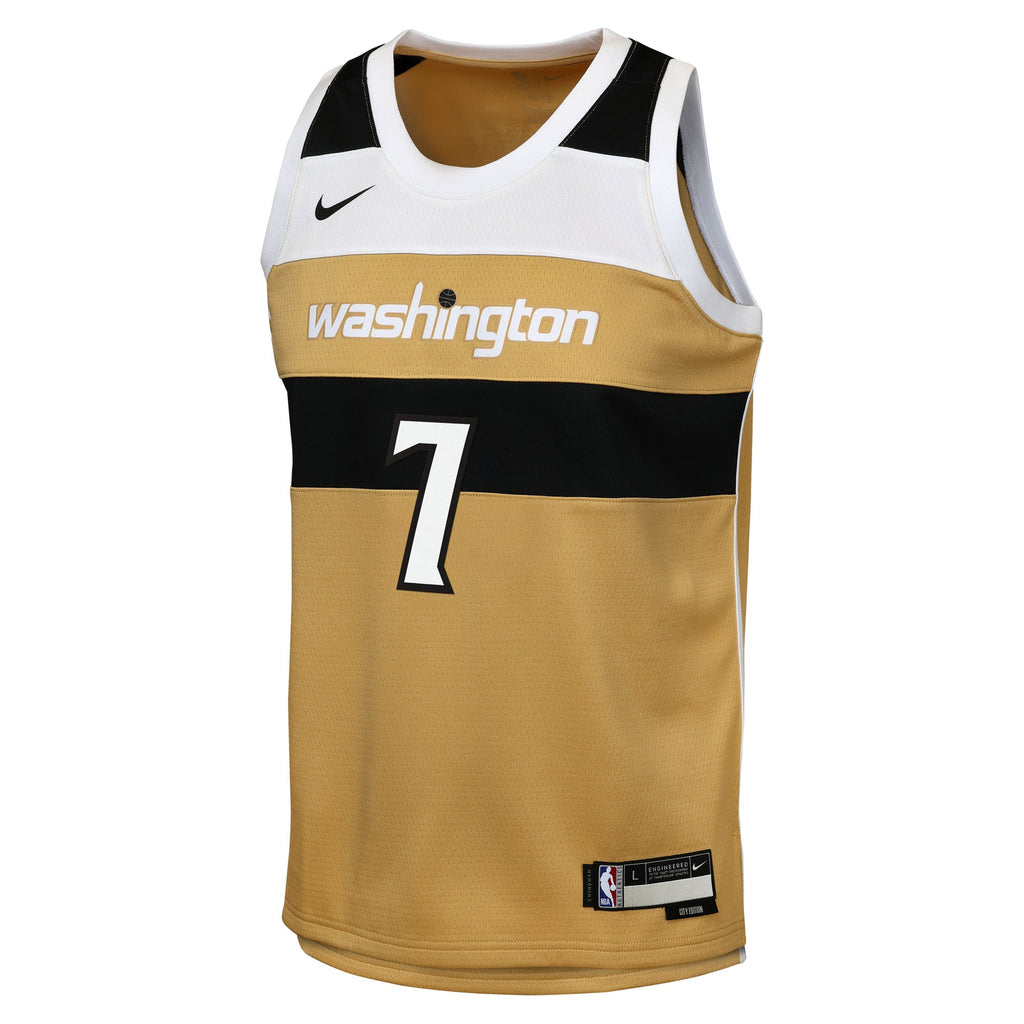 Washington Wizards Nike 2025/26 City Edition Swingman Jersey - Tan - Carlton Carrington - Youth
