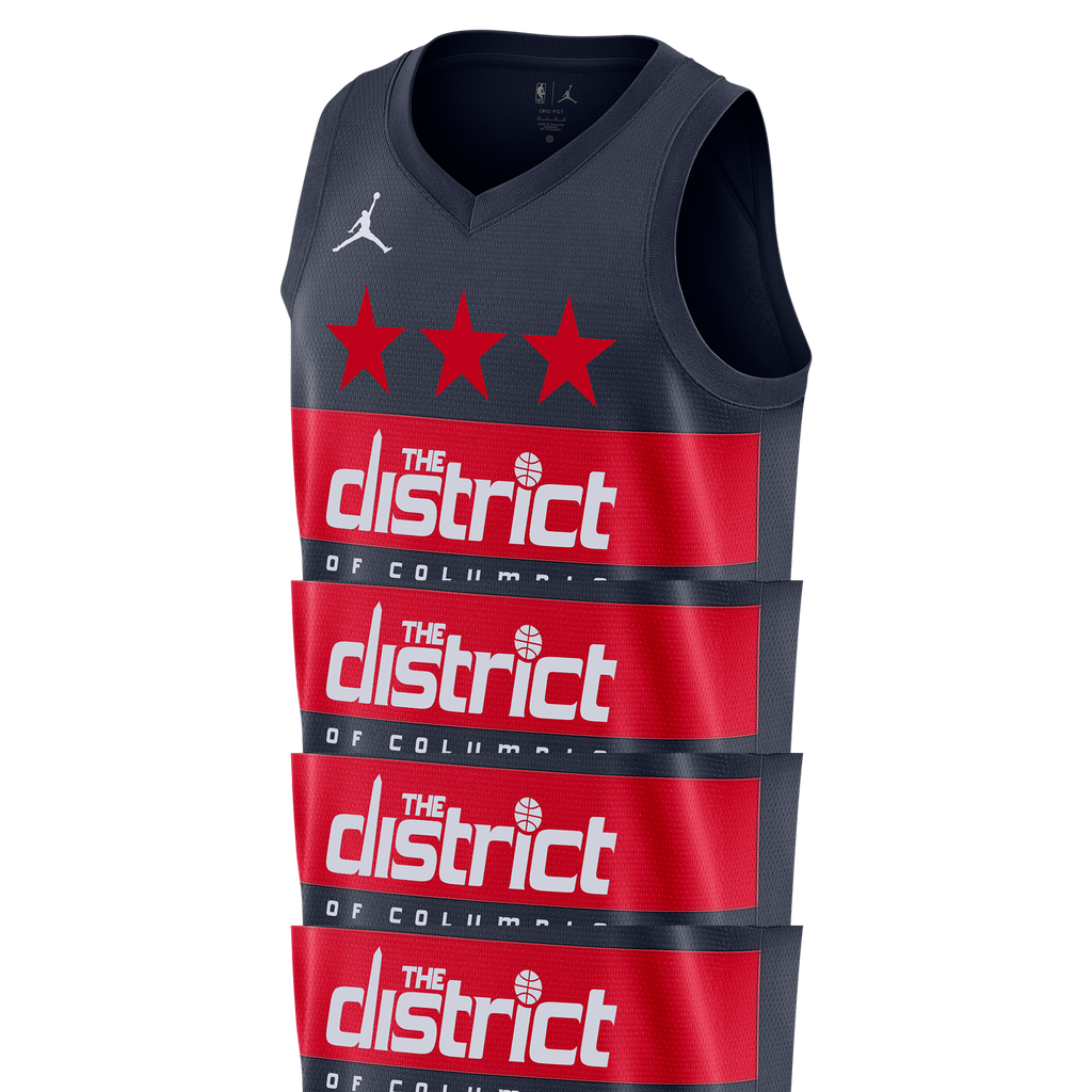 Washington Wizards Jordan Brand Statement Edition Swingman Jersey - Navy - Trae Young - Mens
