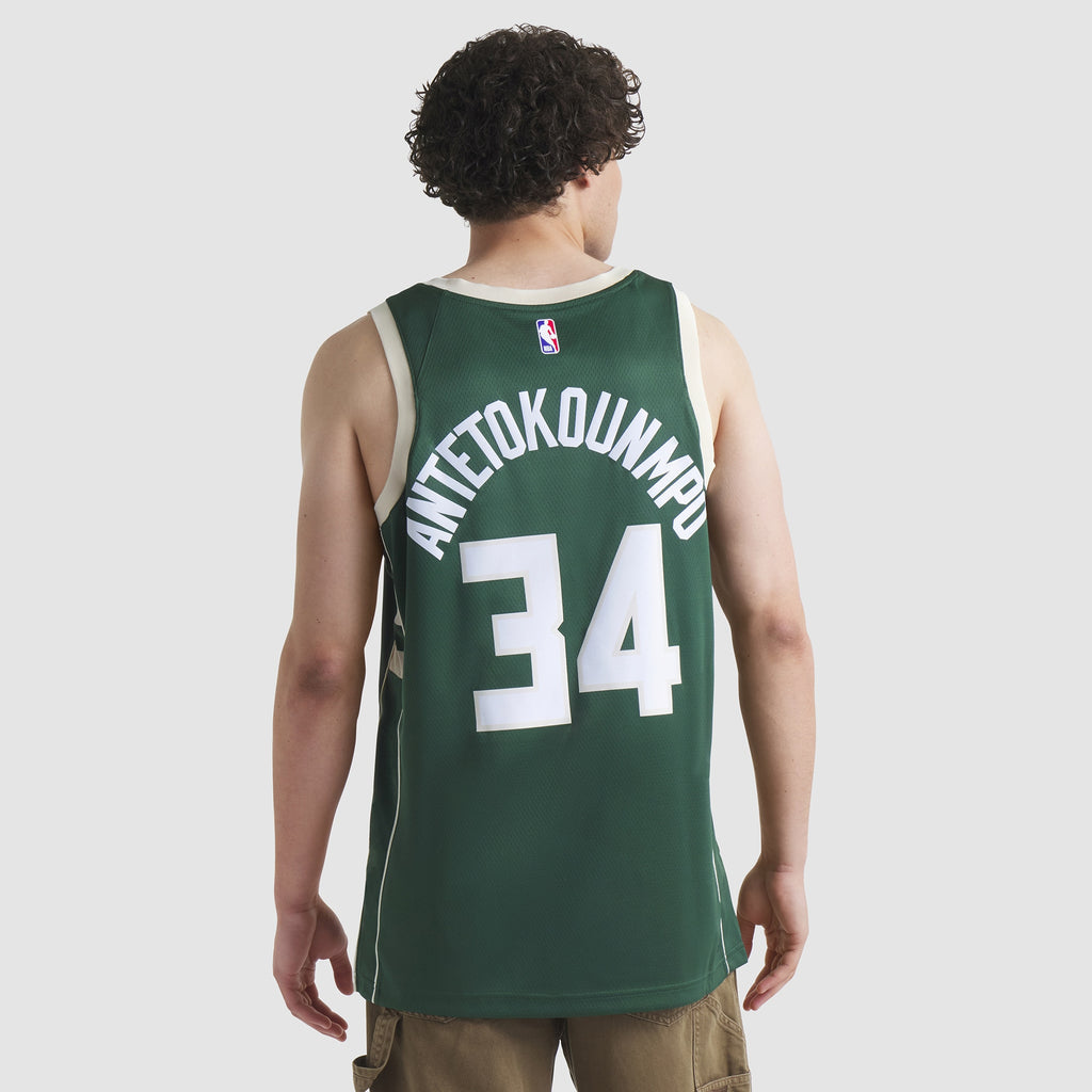 Milwaukee Bucks Giannis Antetokounmpo Nike Dri-Fit Swingman Jersey