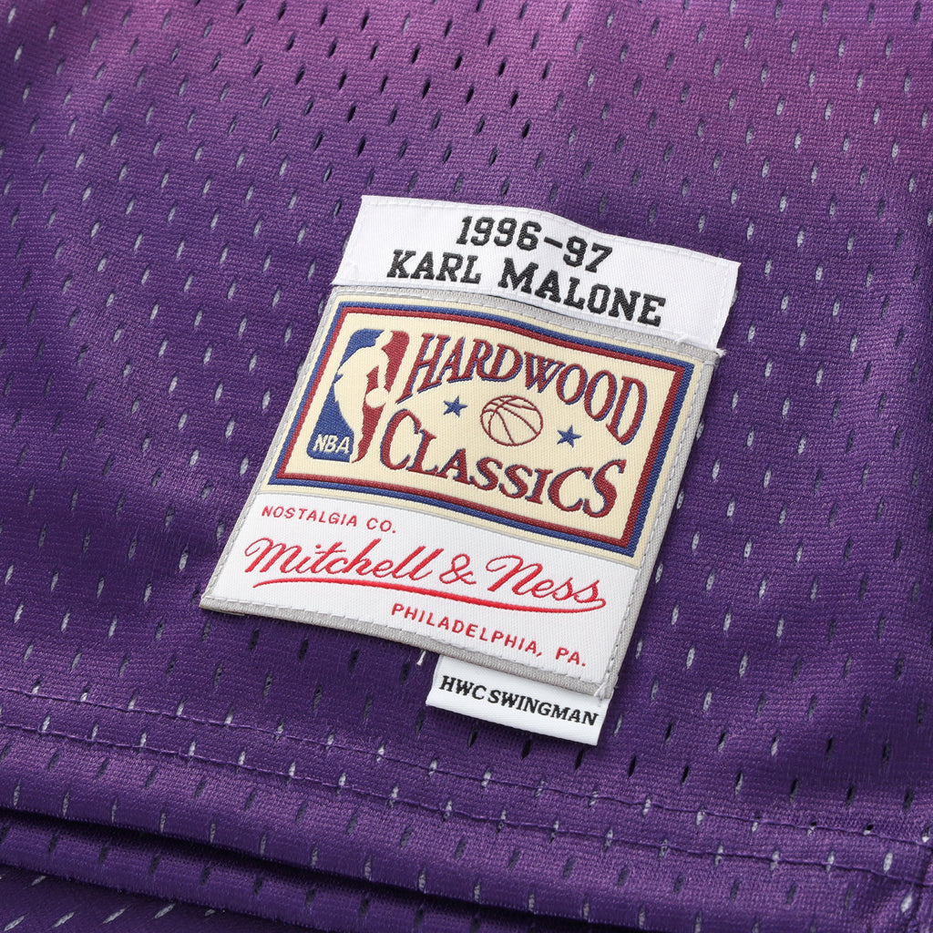 Utah Jazz Mitchell & Ness Road Swingman Jersey - Youth - Karl Malone