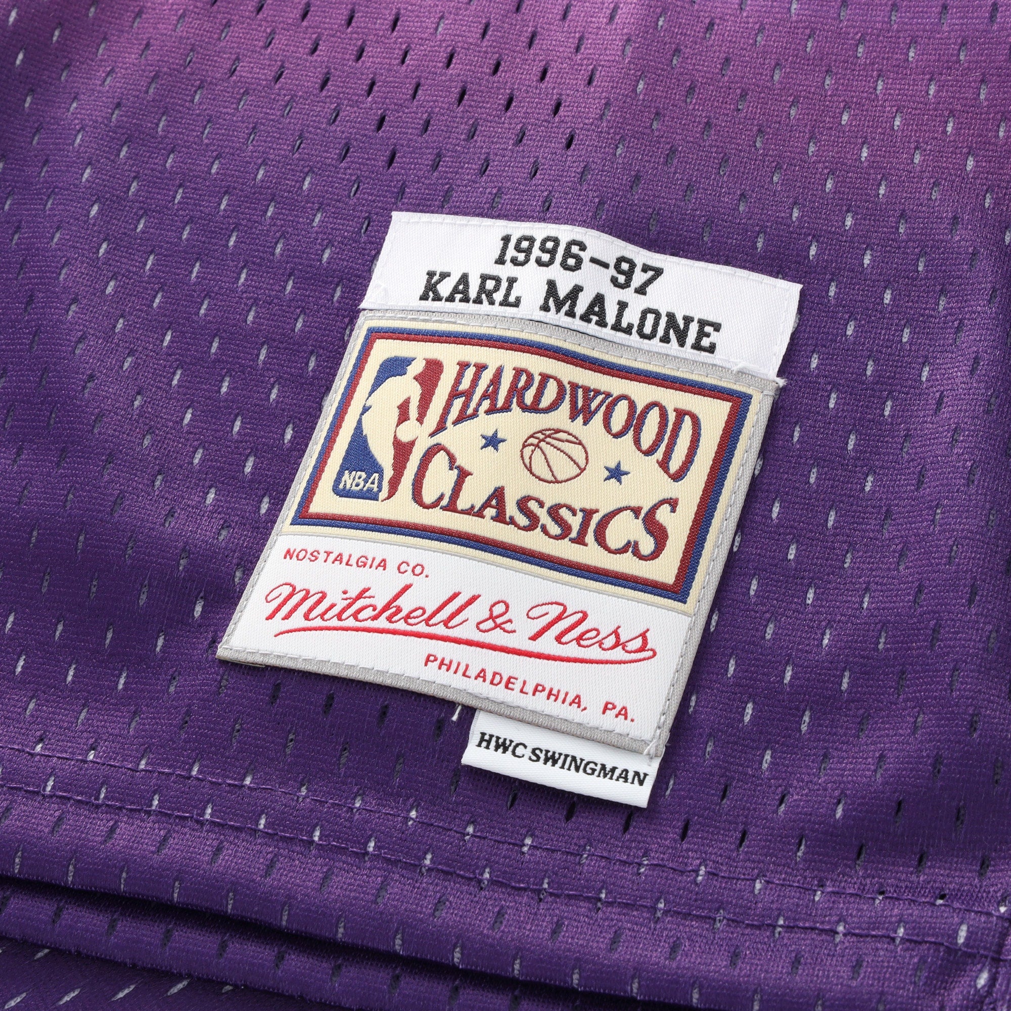 Utah Jazz Mitchell & Ness Road Swingman Jersey - Youth - Karl Malone