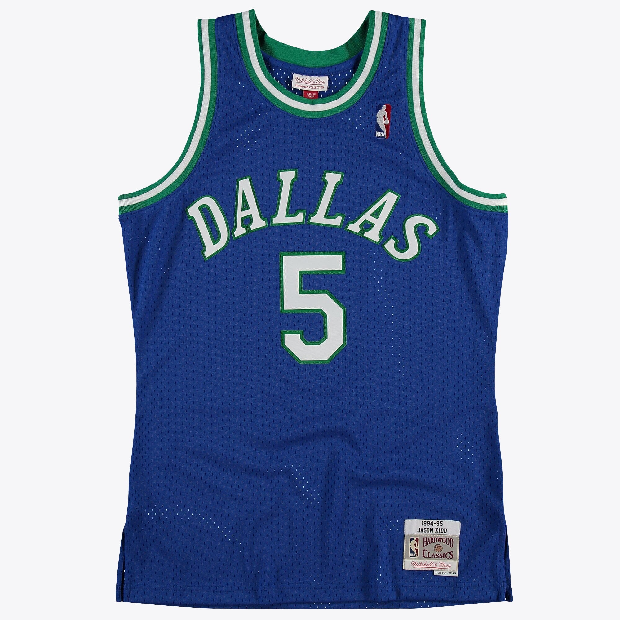 Dallas Mavericks Jason Kidd 1997 Hardwood Classics Road Swingman Jersey By Mitchell & Ness - Royal - Mens